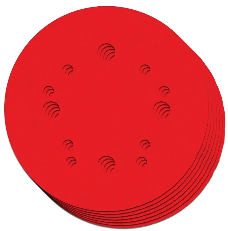 Diablo 5 In. Ceramic Blend Hook And Lock Sanding Disc Assorted Grit Assorted 7 Pc