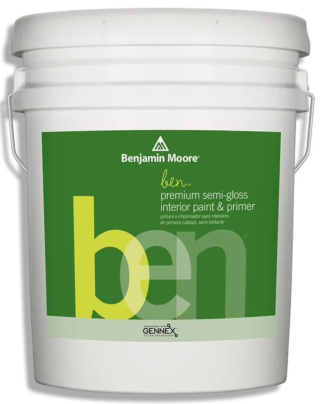 Ben Semi-gloss Base 1 Paint And Primer Interior 5 Gallon