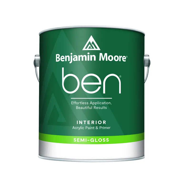 Ben Semi-gloss Base 3 Paint And Primer Interior 1 Gallon