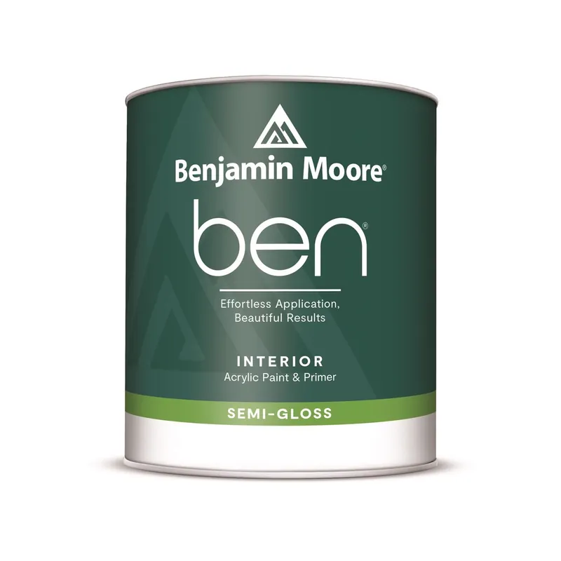 Ben Semi-gloss Base 3 Paint And Primer Interior 1 Quart