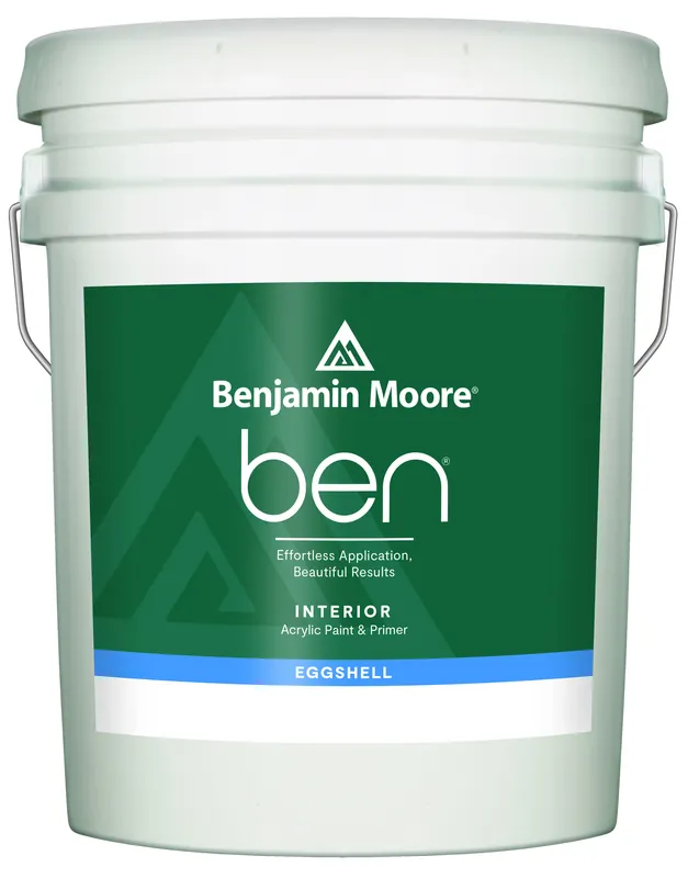 Ben Eggshell Base 1 Paint And Primer Interior 5 Gallon