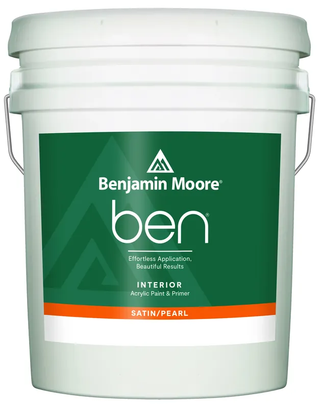 Ben Satin/pearl Base 1 Paint And Primer Interior 5 Gallon
