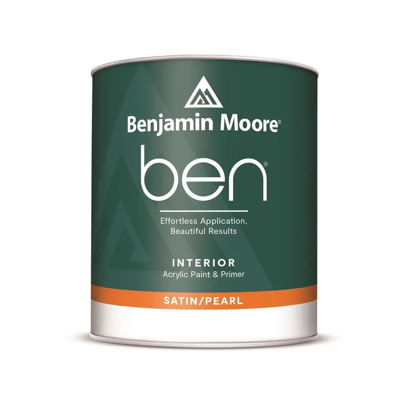 Ben Satin/pearl Base 3 Interior Paint And Primer 1 Quart