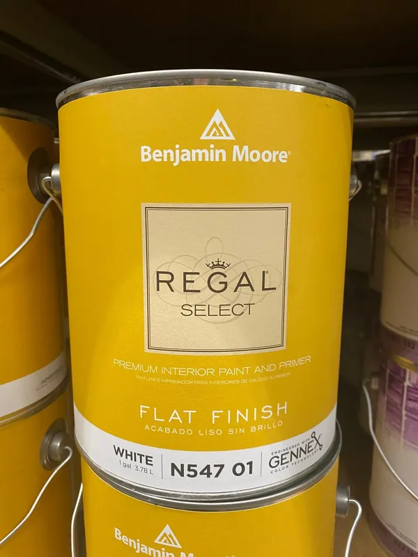 Regal Select Flat White Water-based Paint And Primer Interior 1 Gallon