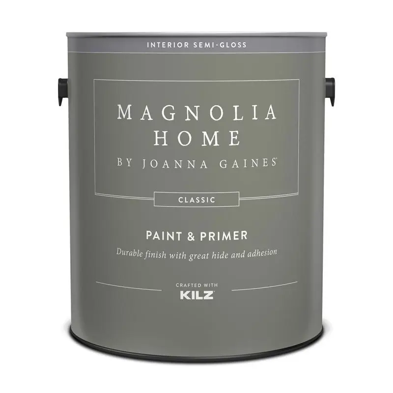 Magnolia Classic Semi-gloss True White Base 1 Interior Paint And Primer 1 Gallon