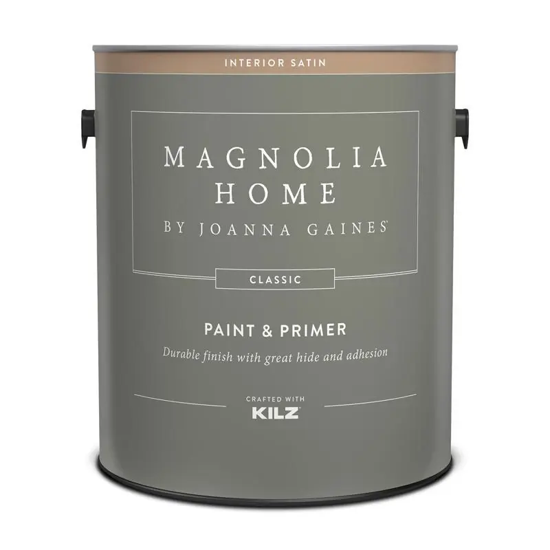 Magnolia Classic Satin True White Base 1 Interior Paint And Primer 1 Gallon