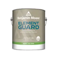 1 Gallon Soft Gloss White Element Guard Exterior Paint