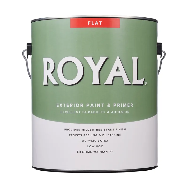Royal Flat Tint Base Ultra White Exterior Paint 1 Gallon For All Surfaces