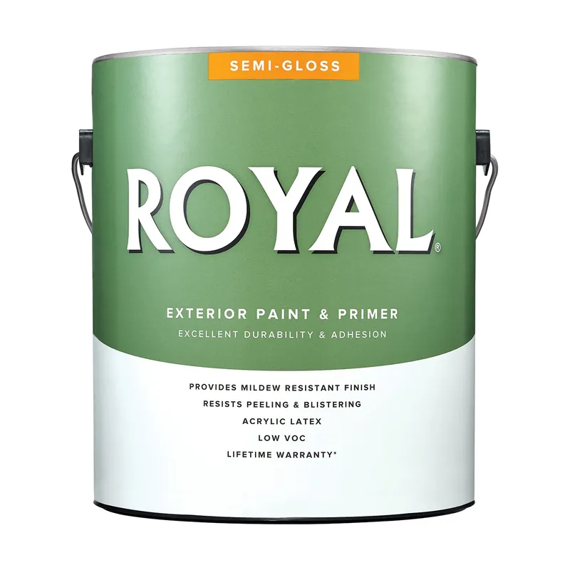 Royal Semi-gloss Neutral Base Exterior Paint 1 Gallon - Tintable Acrylic Latex