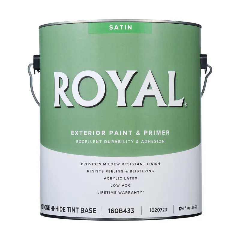 Royal Satin Tint Base Mid-tone Exterior Paint 1 Gallon For All Surfaces