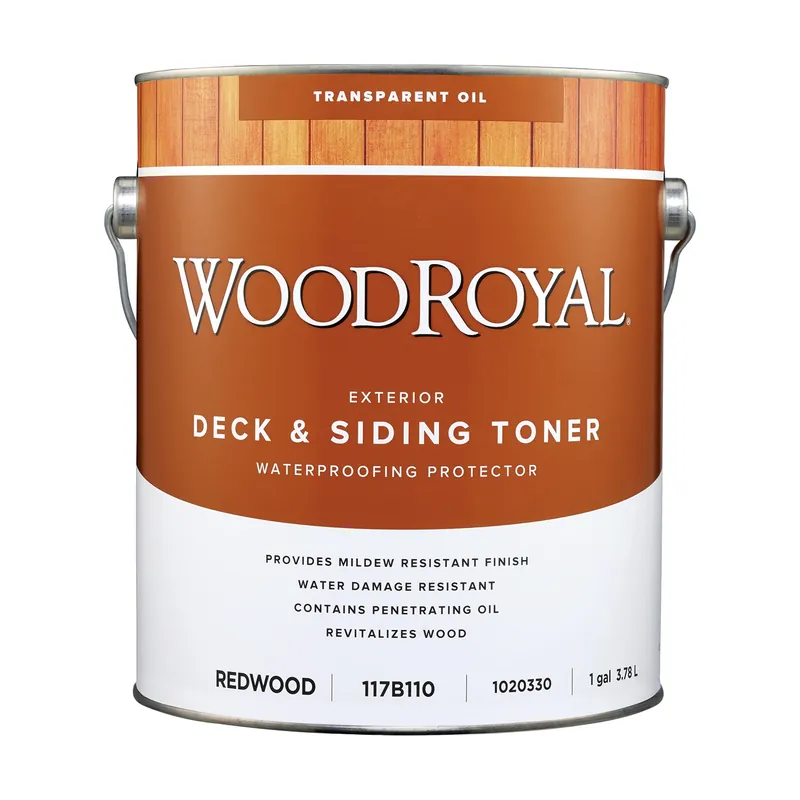 Wood Royal Transparent Redwood Oil-based Deck And Siding Toner 1 Gallon
