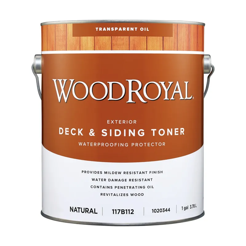 Wood Royal Transparent Natural Oil-based Deck And Siding Toner 1 Gallon
