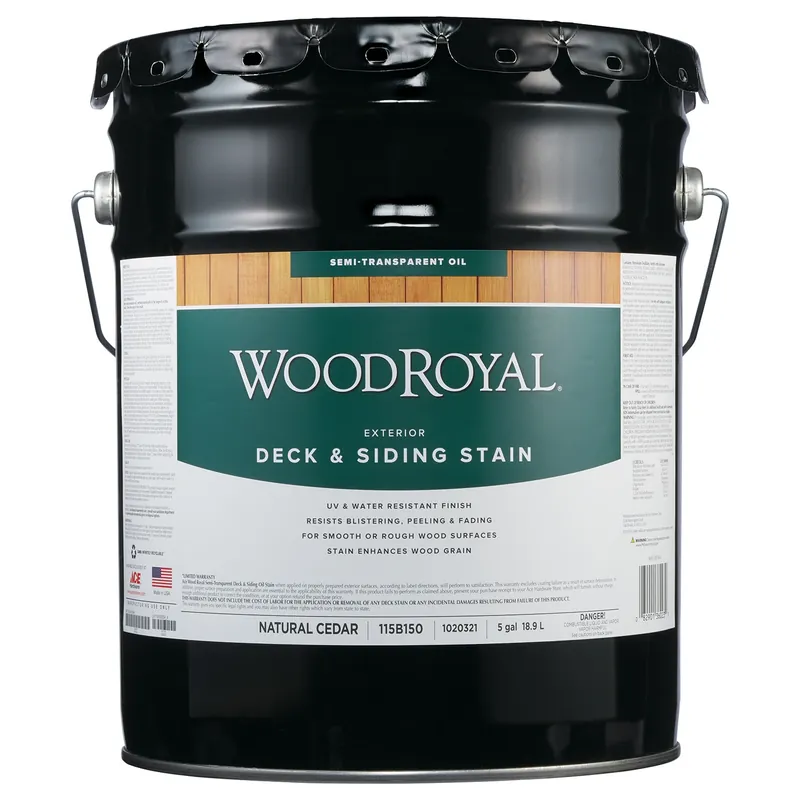 Wood Royal Semi-transparent Natural Cedar Oil-based Deck And Siding Stain 5 Gallon