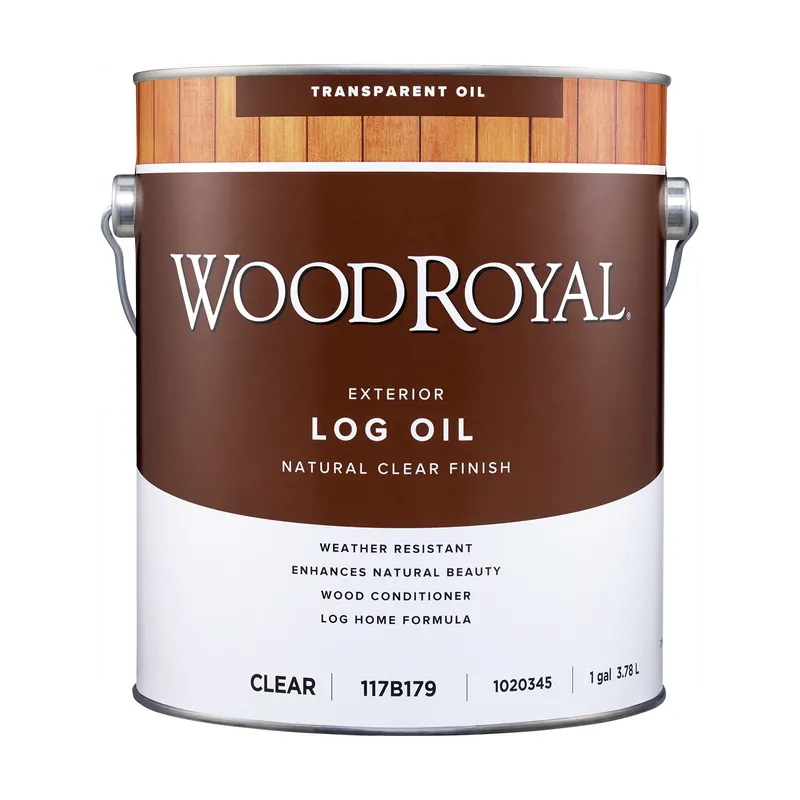 Wood Royal Clear Oil-based Log Oil 1 Gallon For Deck & Siding Protection