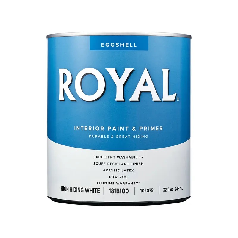 Royal Eggshell High Hiding White Water-based Interior Paint 1 Quart