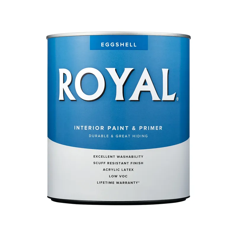 Royal Eggshell Ultra White Acrylic Latex Interior Paint 1 Quart - Tintable
