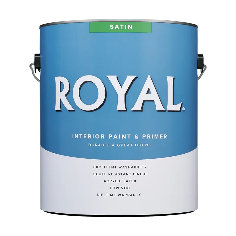 Royal Satin Ultra White Acrylic Latex Interior Paint 1 Gallon - Tintable