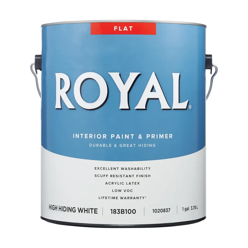 Royal Flat High Hiding White Paint And Primer Interior 1 Gallon