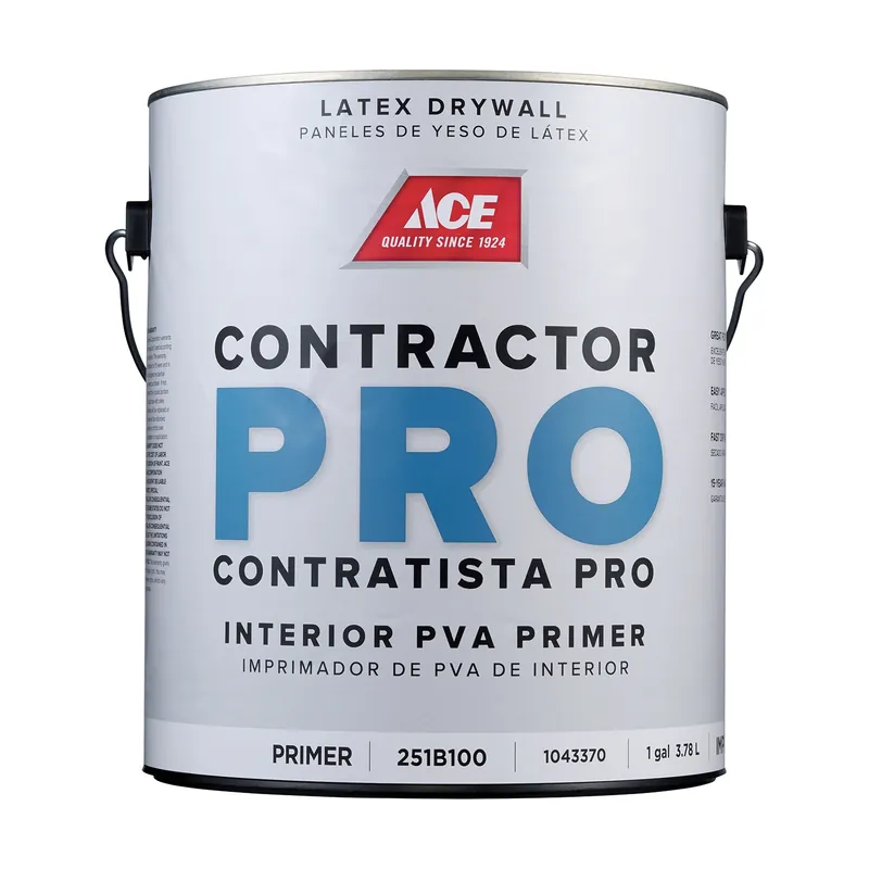 Ace Contractor Pro Primer - Goes On White Acrylic Latex Primer 1 Gal