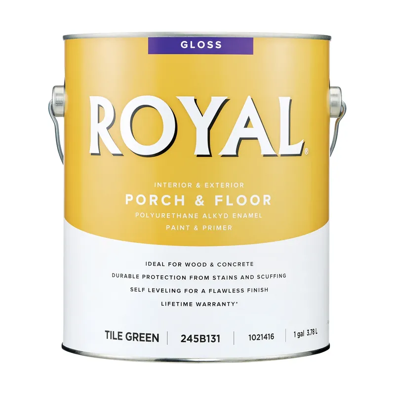 Royal Gloss Tile Green Oil-based Enamel Porch & Floor Paint 1 Gallon
