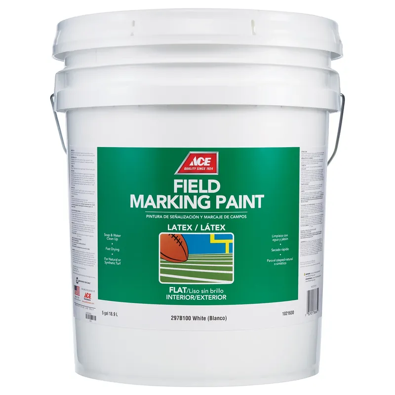 White Field Marking Paint 5 Gallon For Sports Fields And Courts