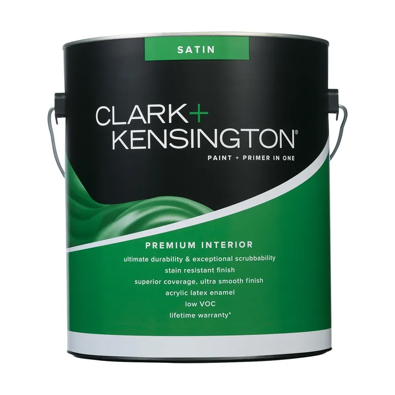 Satin Designer White Premium Interior Paint And Primer 1 Gallon