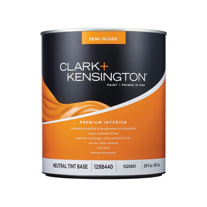 Semi-gloss Neutral Base Premium Interior Paint And Primer 1 Quart