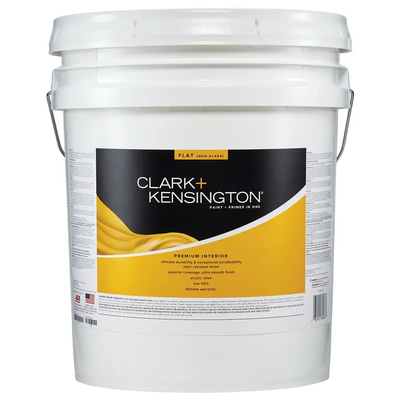 Clark+kensington Premium Interior Flat Tint Base Paint 5 Gallon - Mid-tone