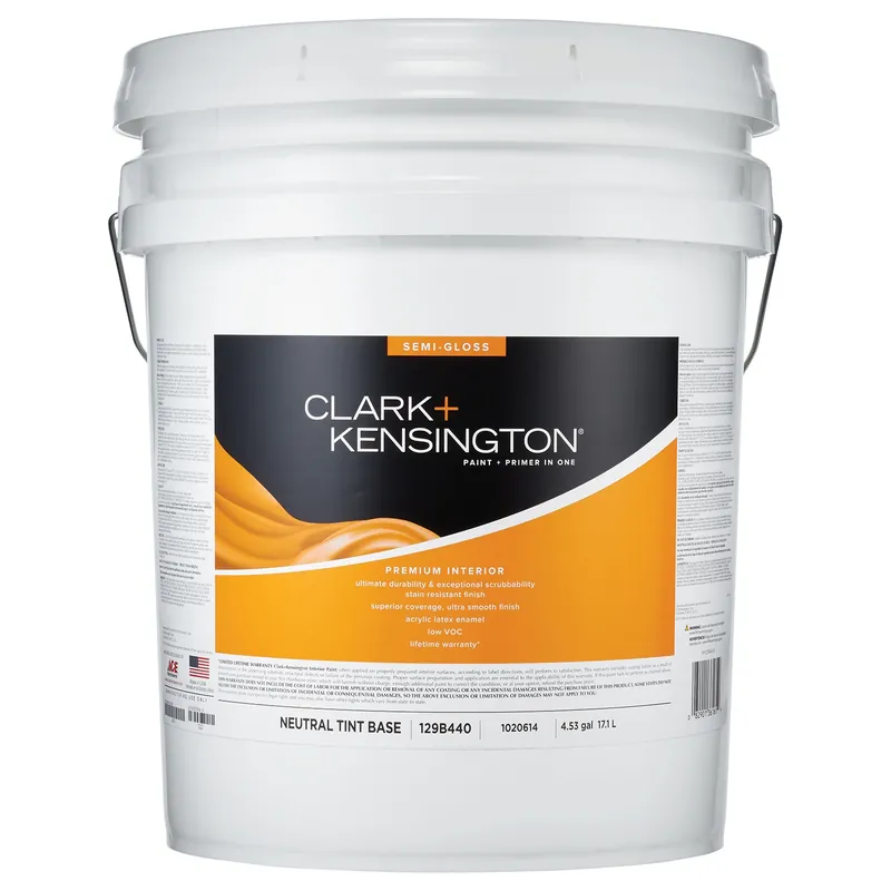 Semi-gloss Neutral Base Premium Interior Paint And Primer 5 Gallon