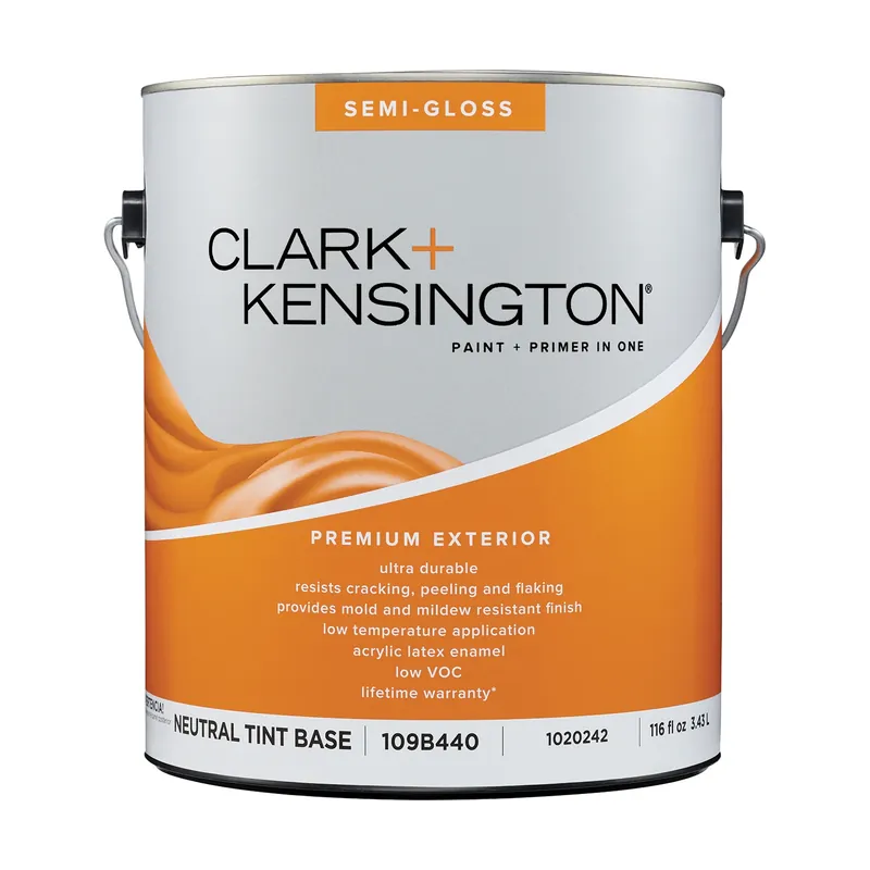 Semi-gloss Neutral Base Premium Exterior Paint + Primer 1 Gallon