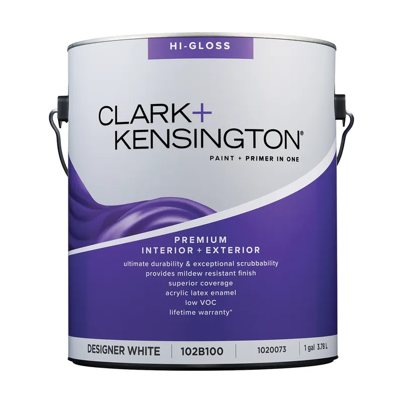 High-gloss Designer White Premium Paint 1 Gallon For Interior And Exterior