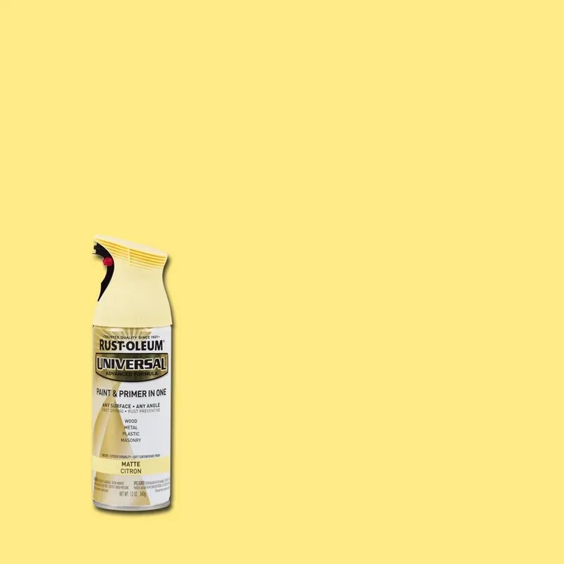 12 Oz Universal Matte Citron Spray Paint And Primer In One