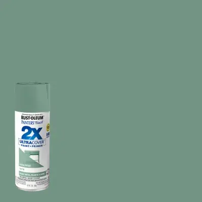 Painter‘s Touch 2X Ultra Cover Satin Spray Paint, Eucalyptus, 12-oz.