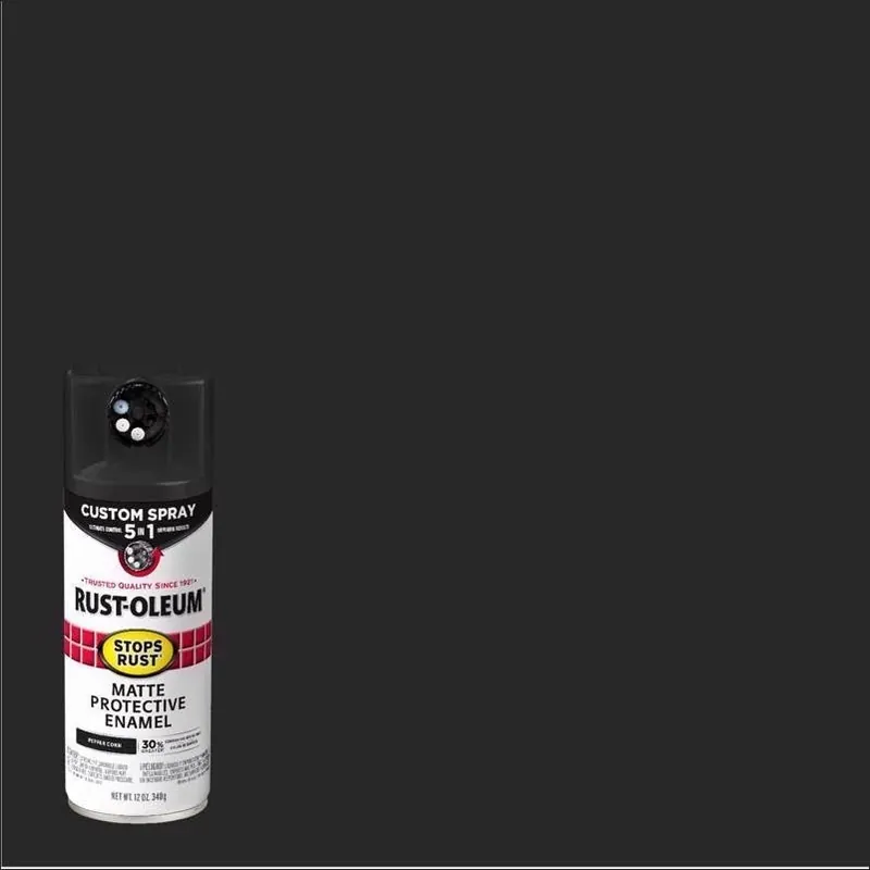 Rust-Oleum Stops Rust Matte Peppercorn Enamel Spray – 12 oz Protective Paint