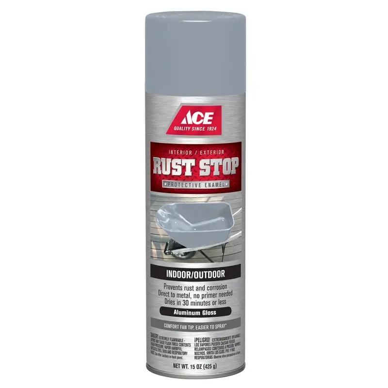 Ace Gloss Aluminium Spray Paint 15 Oz.