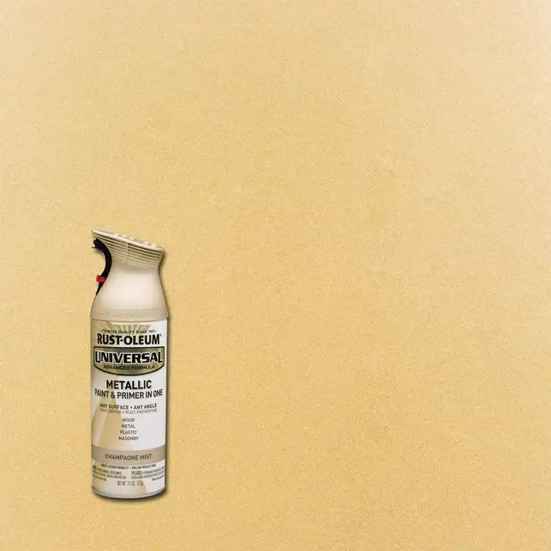Universal Paint & Primer Metallic Spray Paint, Champagne Mist, 11-oz.