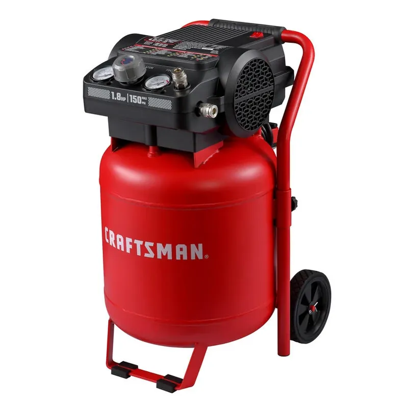 Craftsman 10‑Gal Portable Vertical Air Compressor – 150 psi, 1.8 HP, Oil‑Free