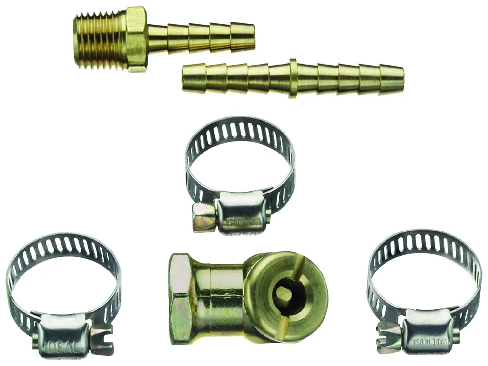Tru-Flate Air Hose Repair Kit For Male Hose Fitting 1/4 In. 5 Pc