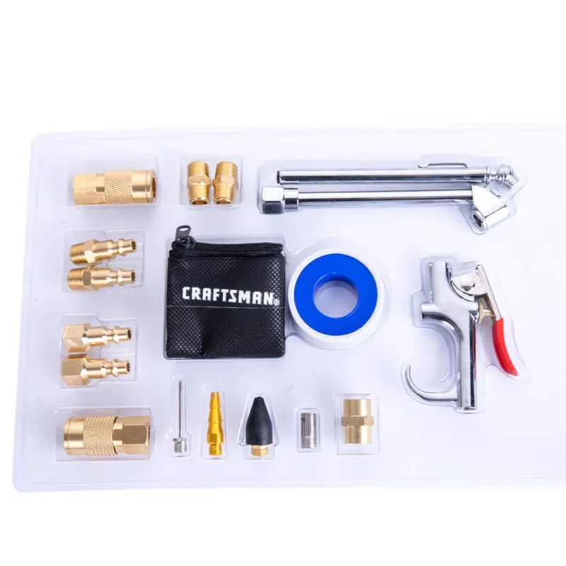 1/4 In. Air Tool Accessory Kit - 18 Piece Set For Versatile Applications