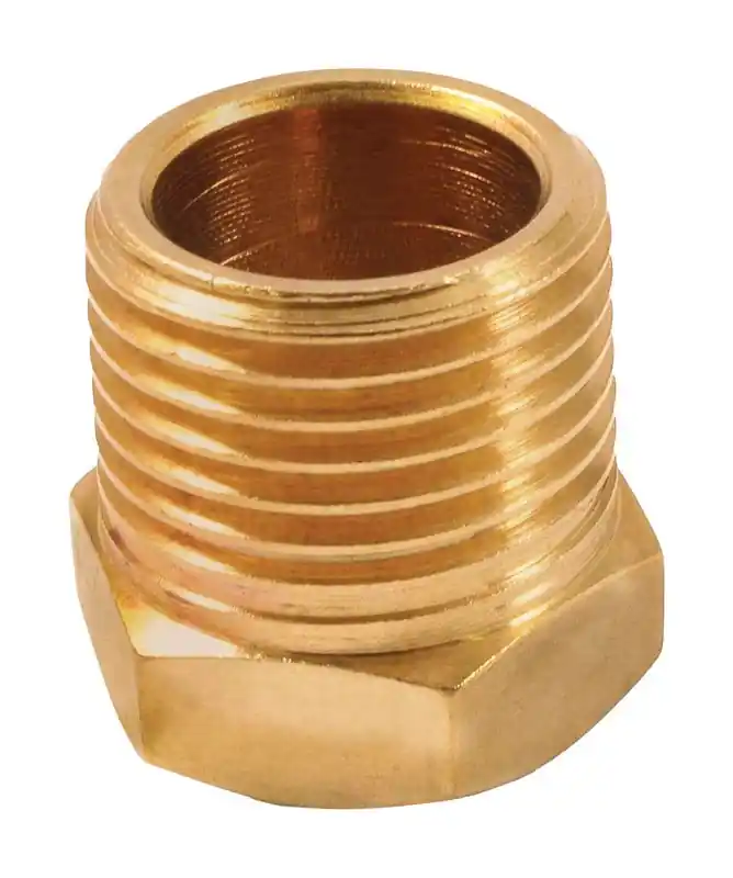 3/8 In. Fnpt X 1/2 In. Mnpt Brass Bushing - Durable And Corrosion Resistant