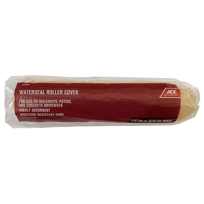 Ace 12 Inch Wide X 3/4 Inch Paint Roller Cover For Easy Storage And Protection