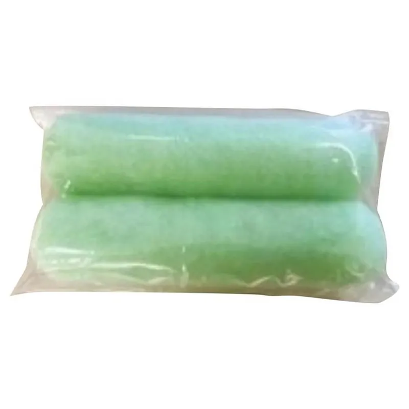 Home Plus 9" X 3/8" Polyester Paint Roller Cover – 2‑Pack Green