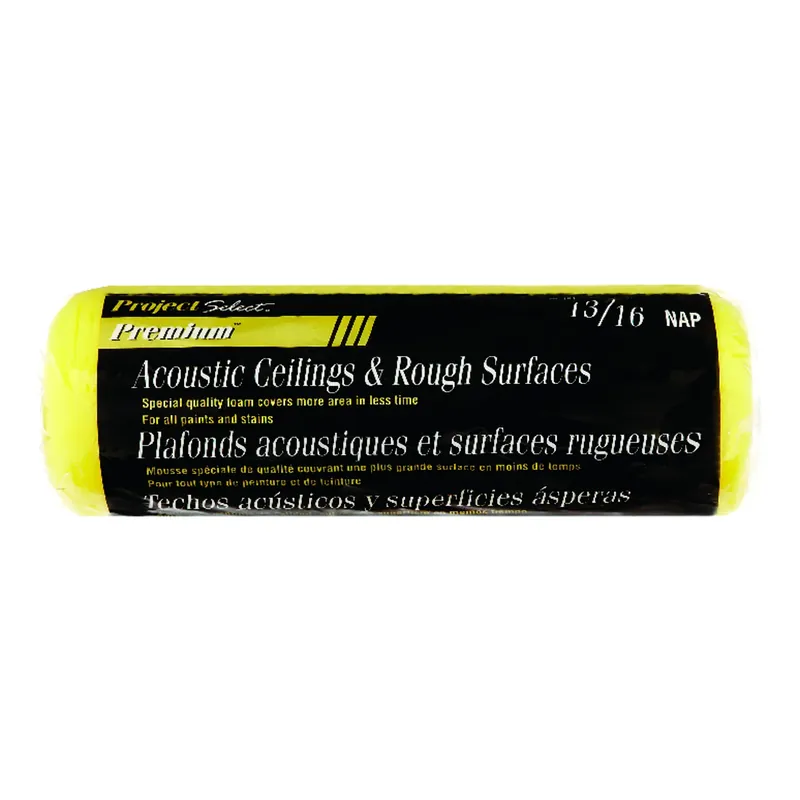 Linzer Premium Foam 9 In. W X 13/16 In. Regular Paint Roller Cover 1 Pk