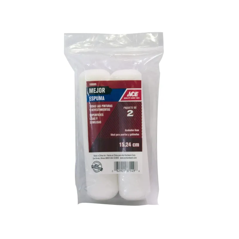 ACE FOAM RLR 6X1/4 2PK