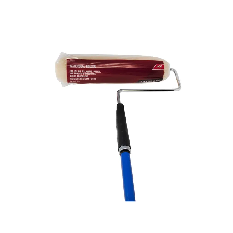 3.4 In. W X 12 In. L Multicolored Water Seal Roller With Frame And Pole