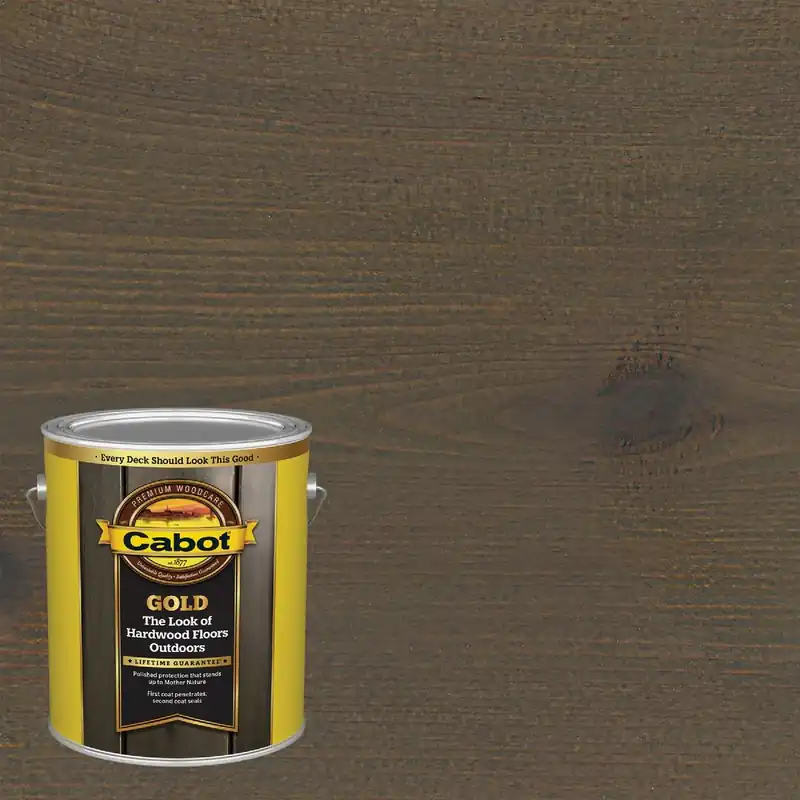 Gold Exterior Stain, Starlit Gray, 1 Gallon - Ultimate Protection For Outdoor Surfaces