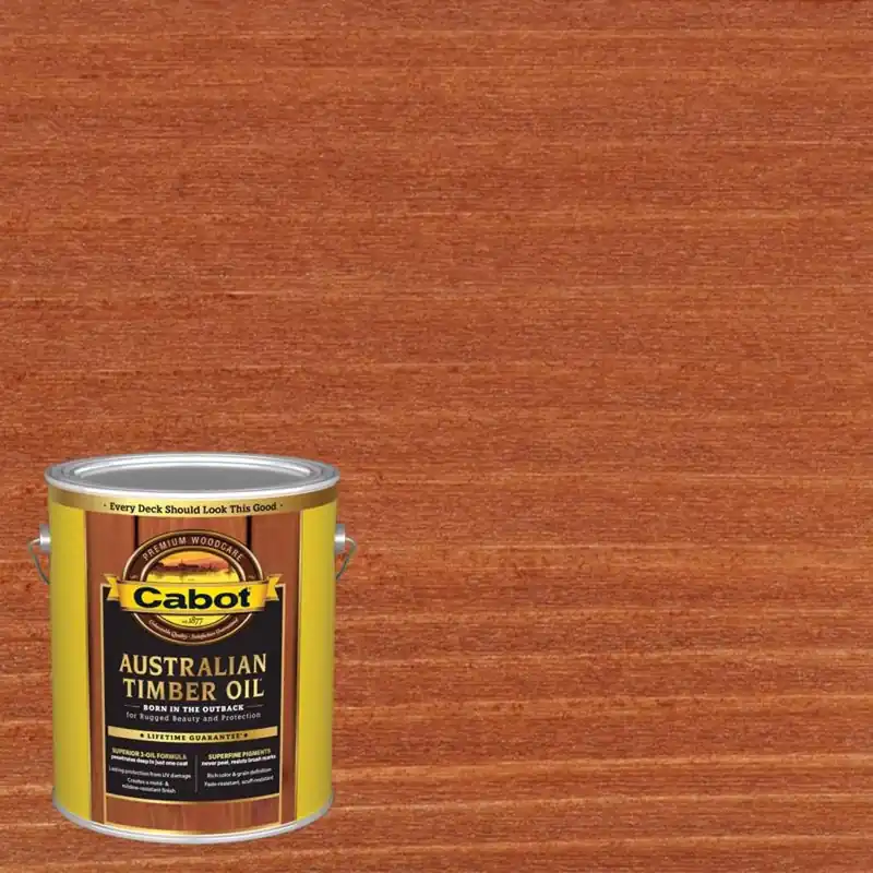 Australian Timber Oil Wood Finish, Mahogany, 1-Gallon