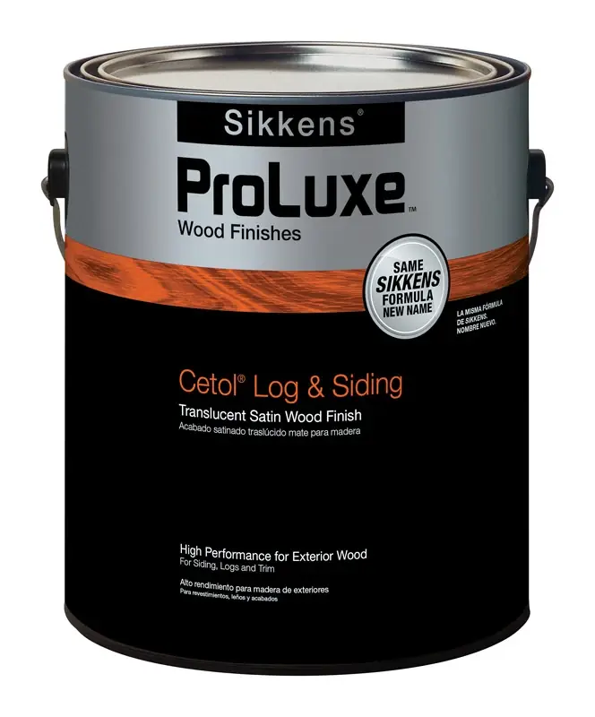 ProLuxe Log & Siding Wood Finish, Transparent Natural, 1-Gallon
