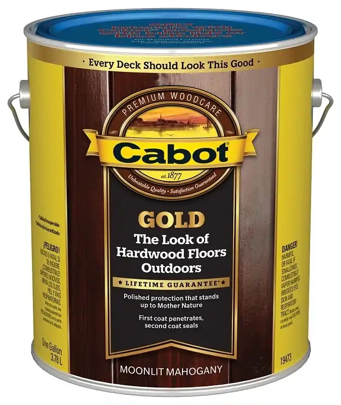 Gold Ultimate Exterior Wood Finish, Moonlit Mahogany, Low VOC, 1-Gallon