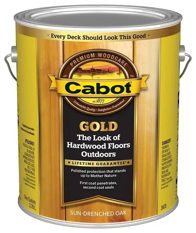 Gold Ultimate Exterior Wood Finish, Drenched Oak, 1-Gallon